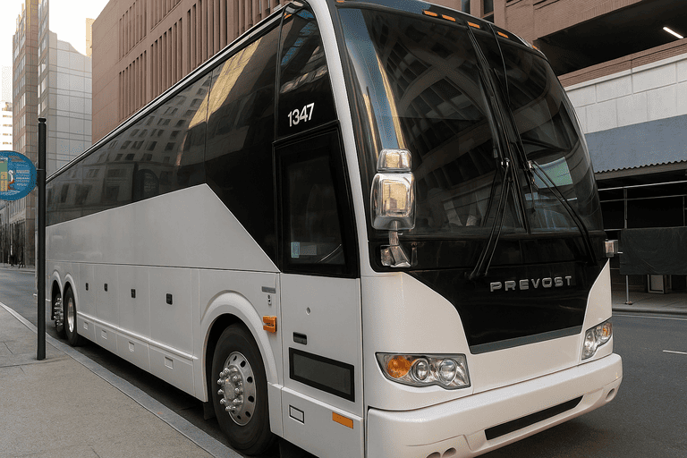 a Albuquerque Coach Bus Service coach bus