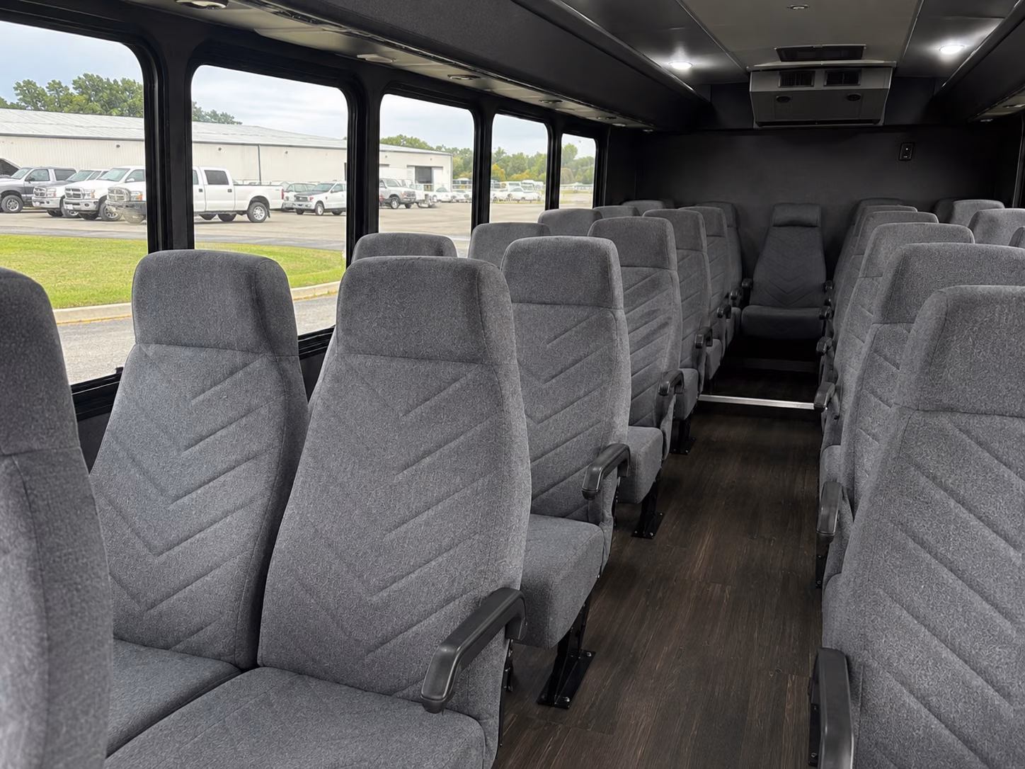 albuquerque 15 passenger minibus inside