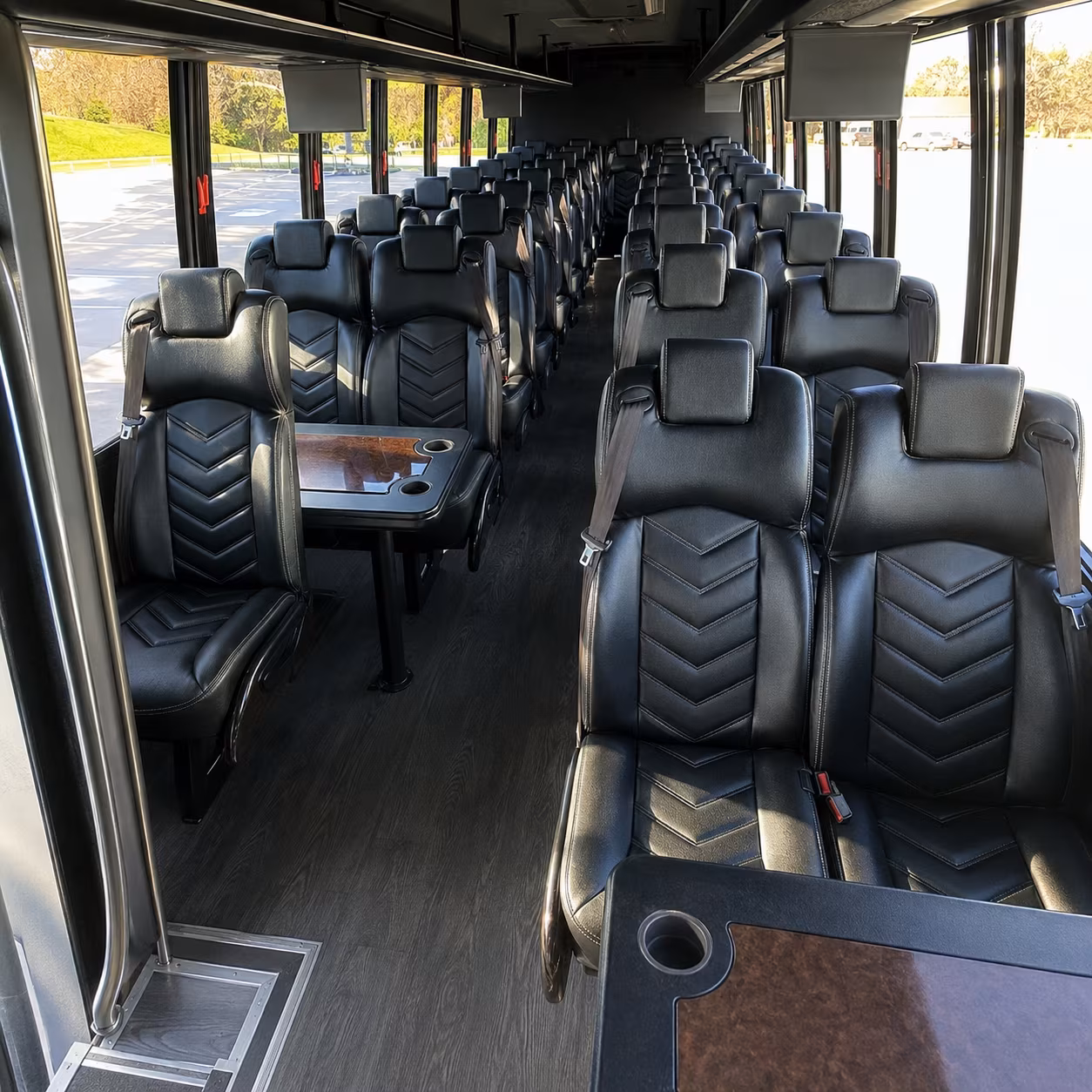 albuquerque 25 passenger minibus interior