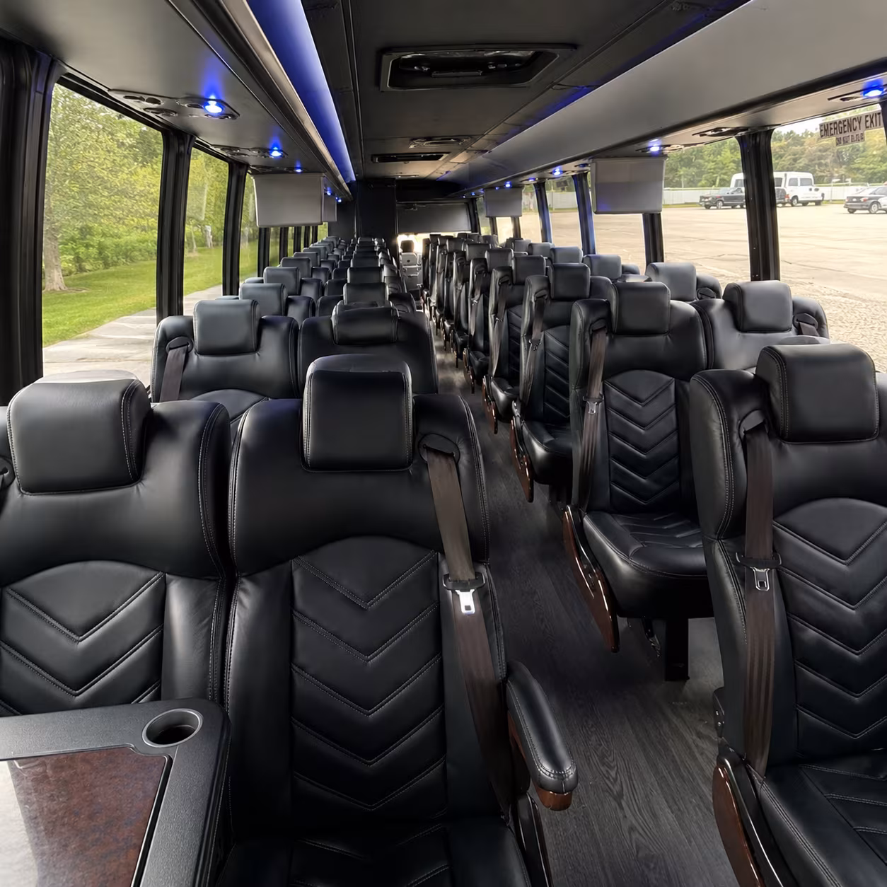albuquerque 28 passenger minibus interior
