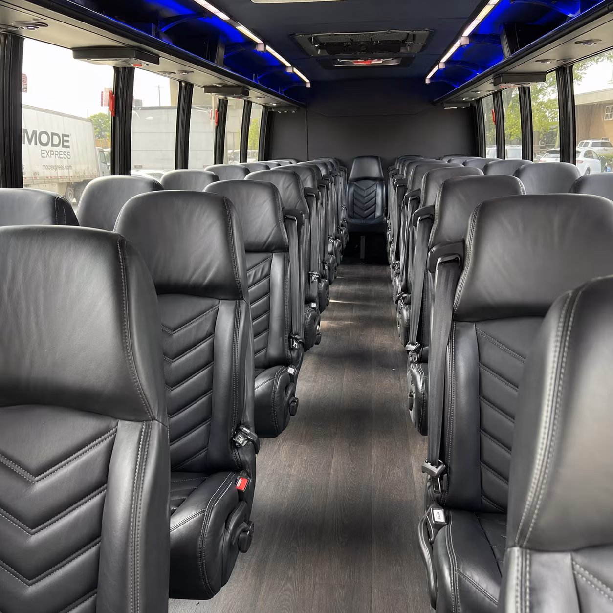 albuquerque 30 passenger minibus interior