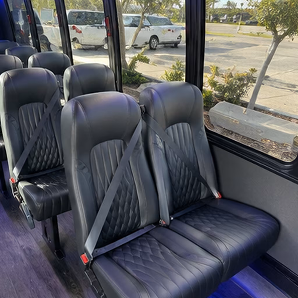 albuquerque 35 passenger minibus interior