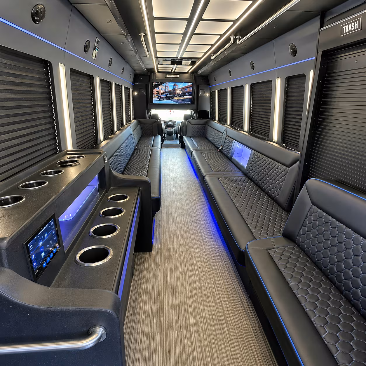 albuquerque party bus interior