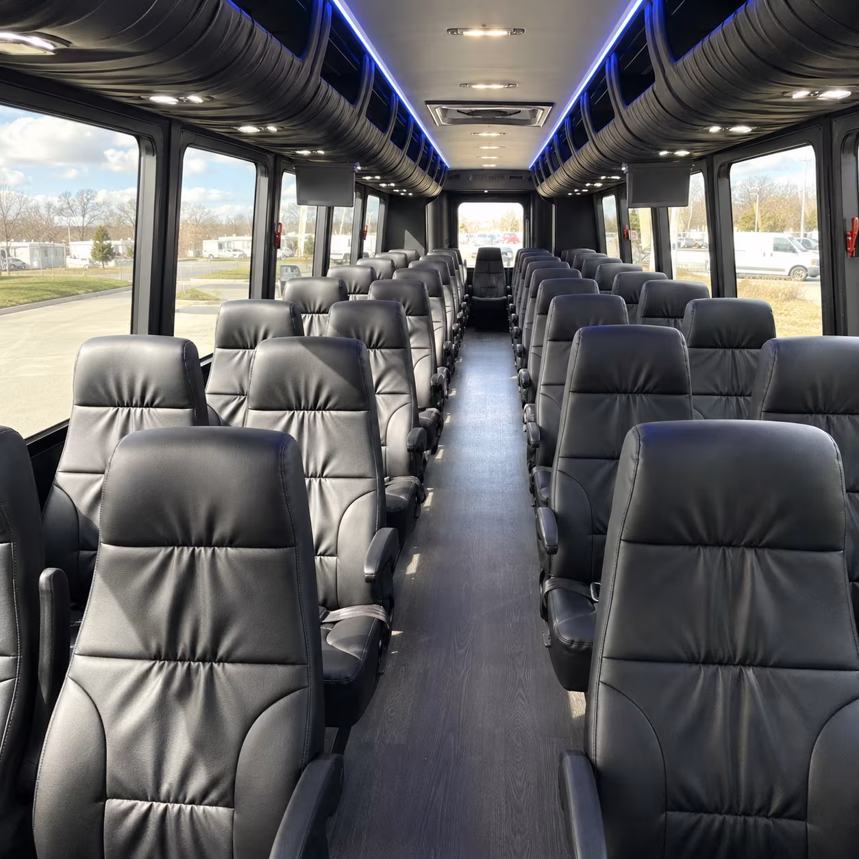 bridal party minibus rentals across albuquerque on wedding day